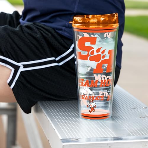 Image of Rico Industries NCAA College Double Wall Mayhem 16oz Or 20oz Tritan Tumbler W Lid