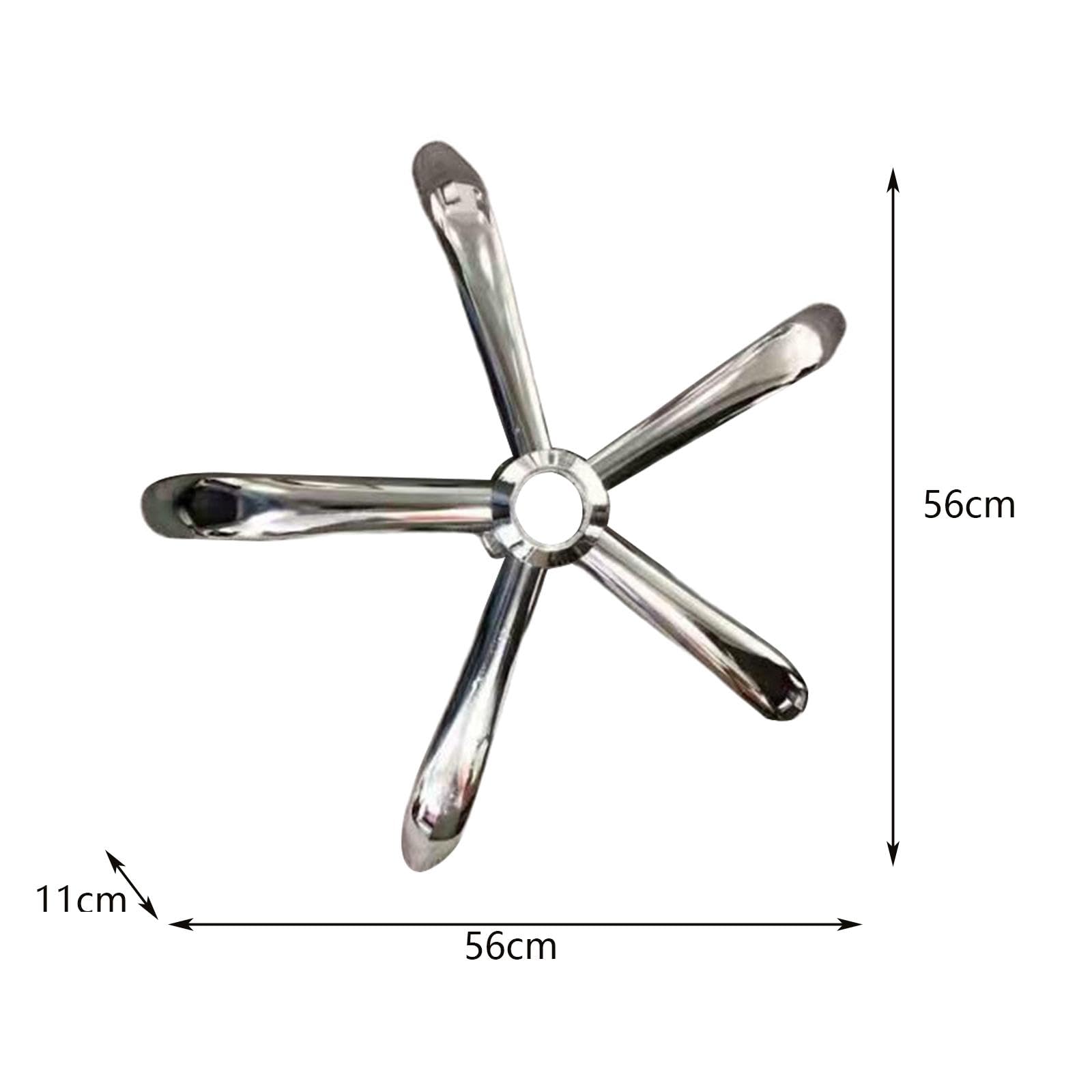 Colcolo Base para sillas de Oficina, Parte Inferior de la Silla para Juegos, Base para sillas para Juegos, Patas reforzadas para sillas, para Silla giratoria,