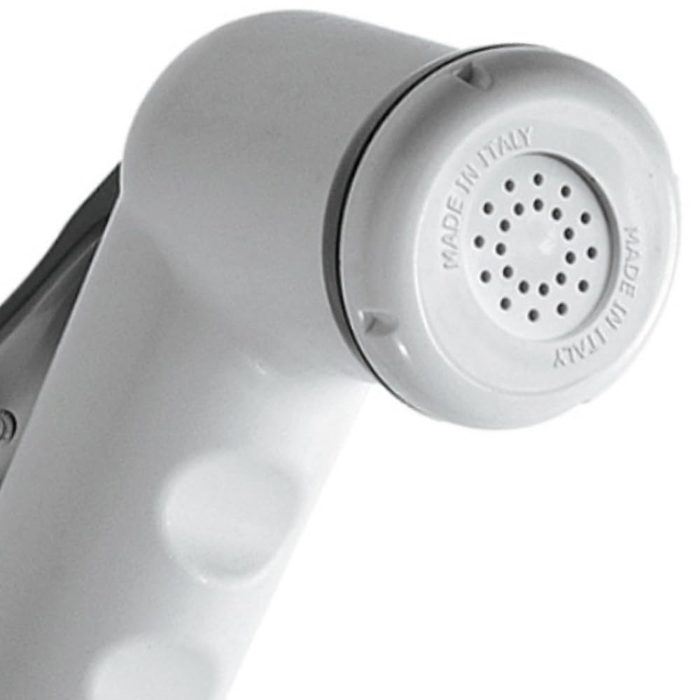 Schläfer 8117 | Doccetta per Bidet Universale, Doccino per Bidet Shut off in Abs, Doccino per Wc a Mano Bianco, Doccetta Igienica per Idroscopino