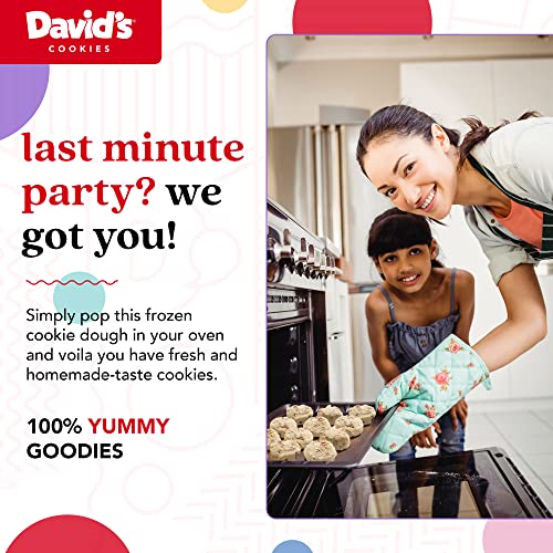 David's Cookies Butter Pecan Preformed Frozen Cookie Dough - Ready To Bake Cookies - Easy To Bake - Great For Sharing While Bonding With Family And Friends (96 Pcs) #TOP4