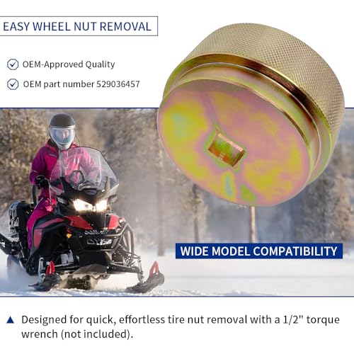 Image of Wheel Nut Removal Socket Tool for Can-Am Ryker 600 Ace 900 Ace Rally Edition ACE 900 Sport ACE OEM#529036457