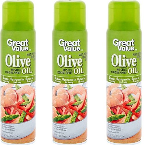 Aceite de Oliva Spray Great Value Pack 3 x 7 oz