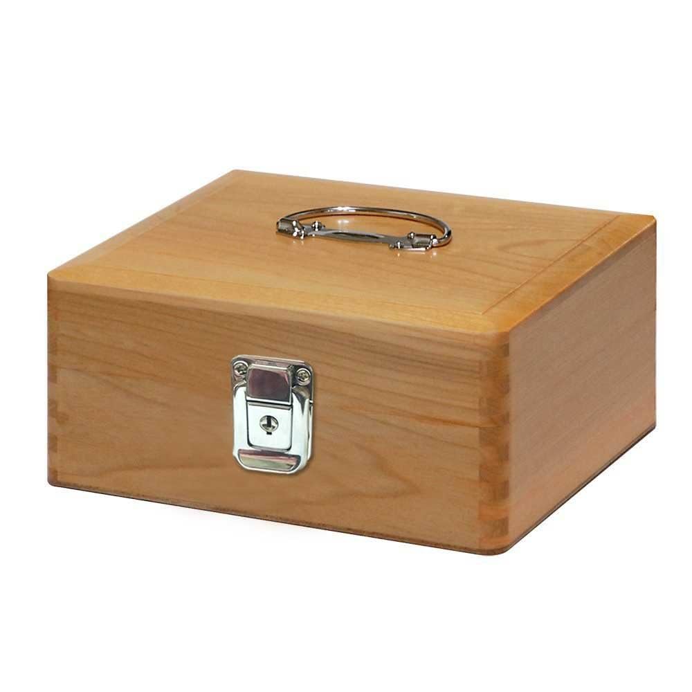 Amazon | コレクト 印箱(錠付)木製 中 AK-3 | 印鑑ケース・印箱