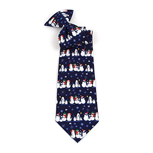 Snowman Boys Christmas Tie