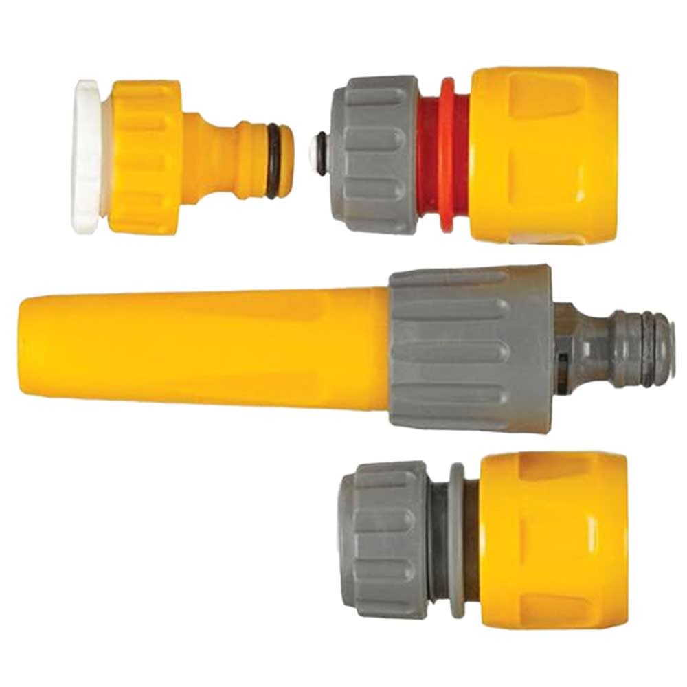 HOZELOCK - Set di tubi da 12,5 mm x 30 m, fino al 70% in PVC riciclato, rinforzo intrecciato, tubo da giardino resistente, qualità e durata, resistente alle intemperie con protezione UV e gelo [100