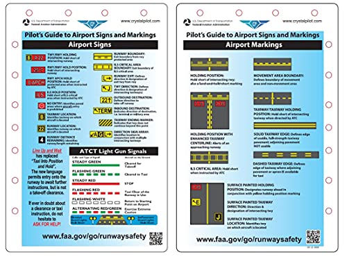 Crystal Pilot Airport Markings Guide, Dry Erasable Board & Flight Planning Notepad Bundle miniatura 6