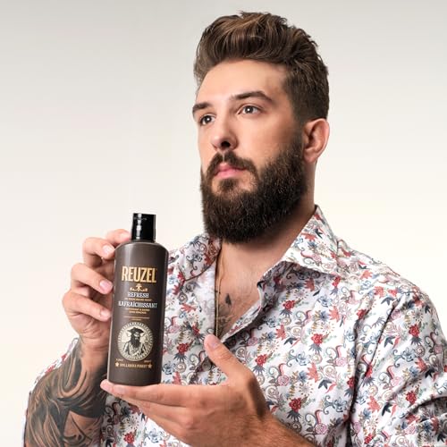 Reuzel Refresh No Rinse Beard Wash - Instantly Freshens Beard - Softens and Hydrates Beard - Emergency Shower in a Bottle - Freshens Beard and Keeps It Moisturized - Softens Coarse Hair - 200 ml - Image 5
