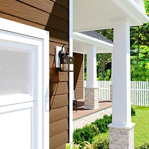 Vaxcel Yellowstone 1 Light Bronze Rustic Moose Tree Outdoor Wall Lantern Clear Glass #TOP2