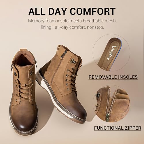 Vostey Boots for Men Comfortable Casual Chukka Mens boot2