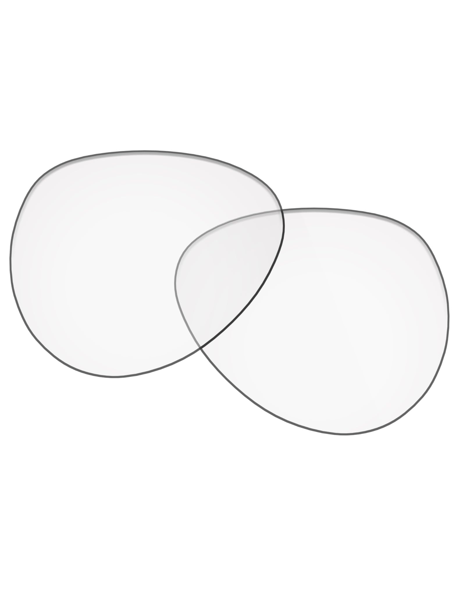 Fiskr Lenti polarizzate di ricambio compatibili con occhiali da sole RayBan Aviator RB3025 da 58 mm, resistenti agli urti e vestibilità perfetta