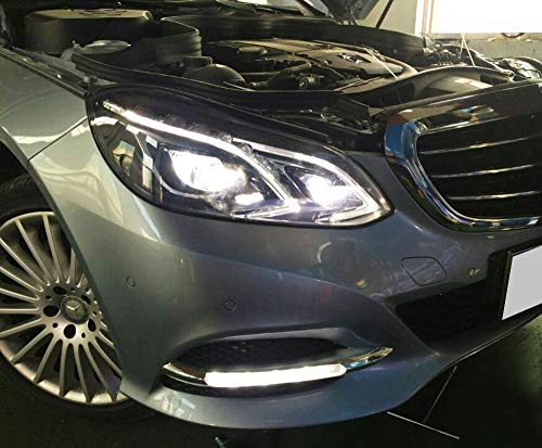Kit de lámparas LED DRL de niebla blancas Xenon para Mercedes W212 E-Class 13-15 miniatura 6