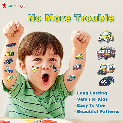 Image of Party Propz Return Gifts For Birthday - 10 Sets, Car Theme Return Gifts for Kids | Car Theme Stickers | Tattoos for Boys | Tattoo for Boys | Sticker | Birthday Return Gifts for Kid