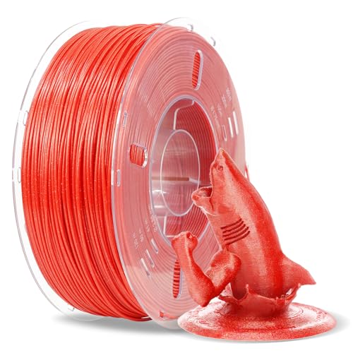 FilaBees ASA Filament 1.75mm Sparkle Red,ASA 3D Printer Filament 1kg(2.2lbs),Heat&Weather Resistant&High UV...