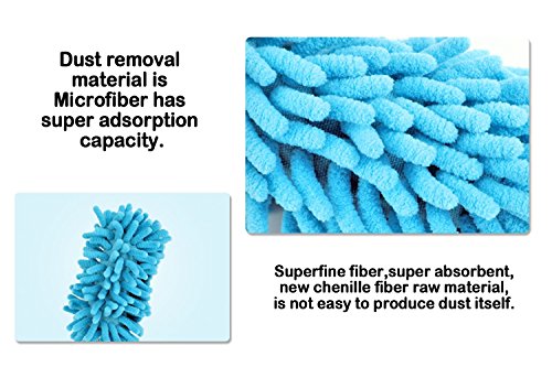 PrettyDate Microfiber Extendable Hand Dusters Washable Dusting Brush with Telescoping Pole for Cleaning Car, Computer… - Image 5