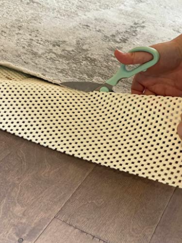 Hauteloom LXG-3RD Hondo Non-Slip Extra Strong Rug Pad Gripper For Any Hardwood Surfaces - Keep Your Area Rugs Safe And In Place - Skip And Skid Resistant Pad - 3' Round Rug Pad thumb #5