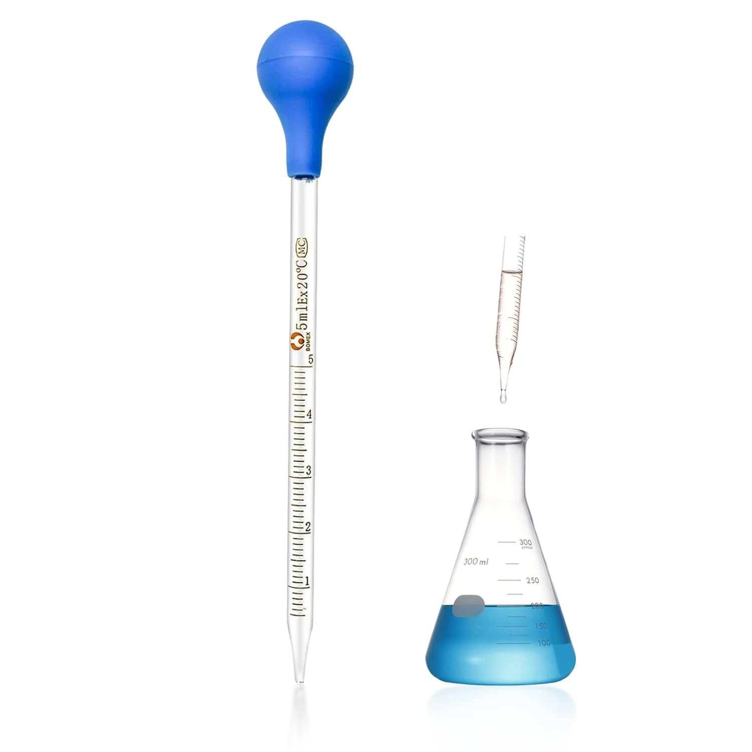 Dropping Pipettes Glass Scale Line Pipette Lab Dropper Dropping Pipet