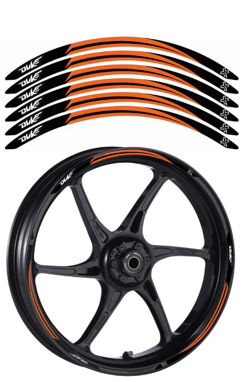 Grayfixx Alloywheel Radium Sticker for Duke 125/200/390 | Made in Premium Radium with FPF(Fade Protection Film), Water Proof, Precut Sticker, Pack of 6-image-13