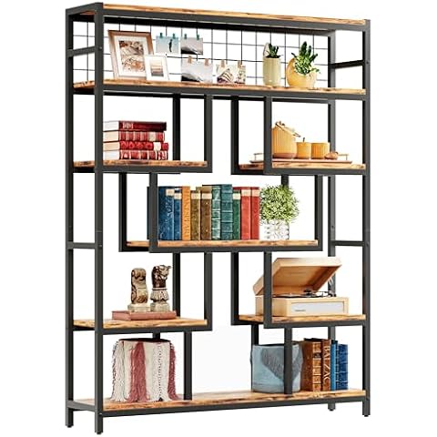 IRONCK 6-Tier Industrial Bookcase Cover