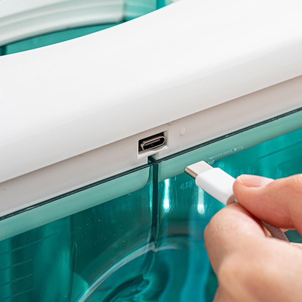 Cambiador de Agua Sincrónico para Pecera, Cambiador de Agua para Acuario, Herramienta de Cambio de Agua Automático para Limpieza de Peceras de 3000 Ml, Bomba de Cambio de Agua Sincrónica Eléctrica