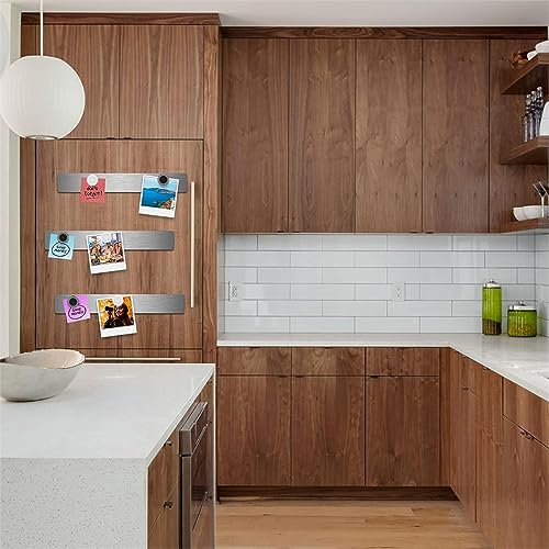 Cunqn CQBXGGGT6US Magnet Bulletin Board 6 Pcs Metal Magnet Boards Frameless Magnetic Stainless Iron Board Strip Display Board thumb #3