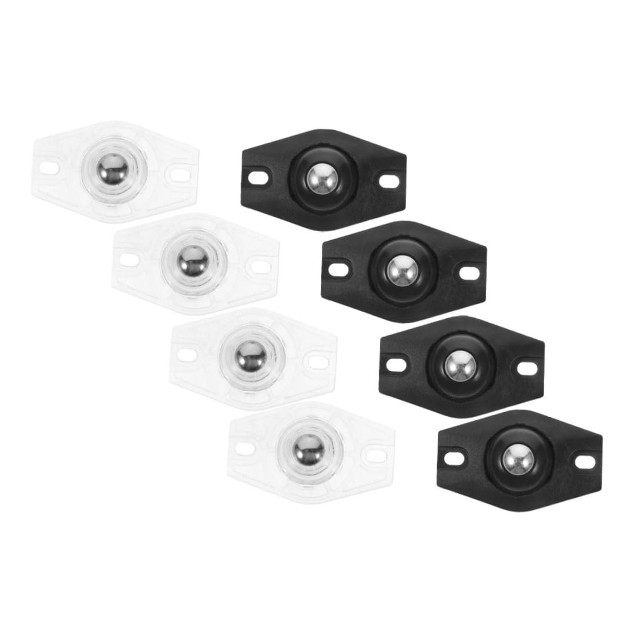 OSOLADY Mini Caster Wheels Adhesive Swivel Casters for Trash Can Storage Box and Kitchen Appliances