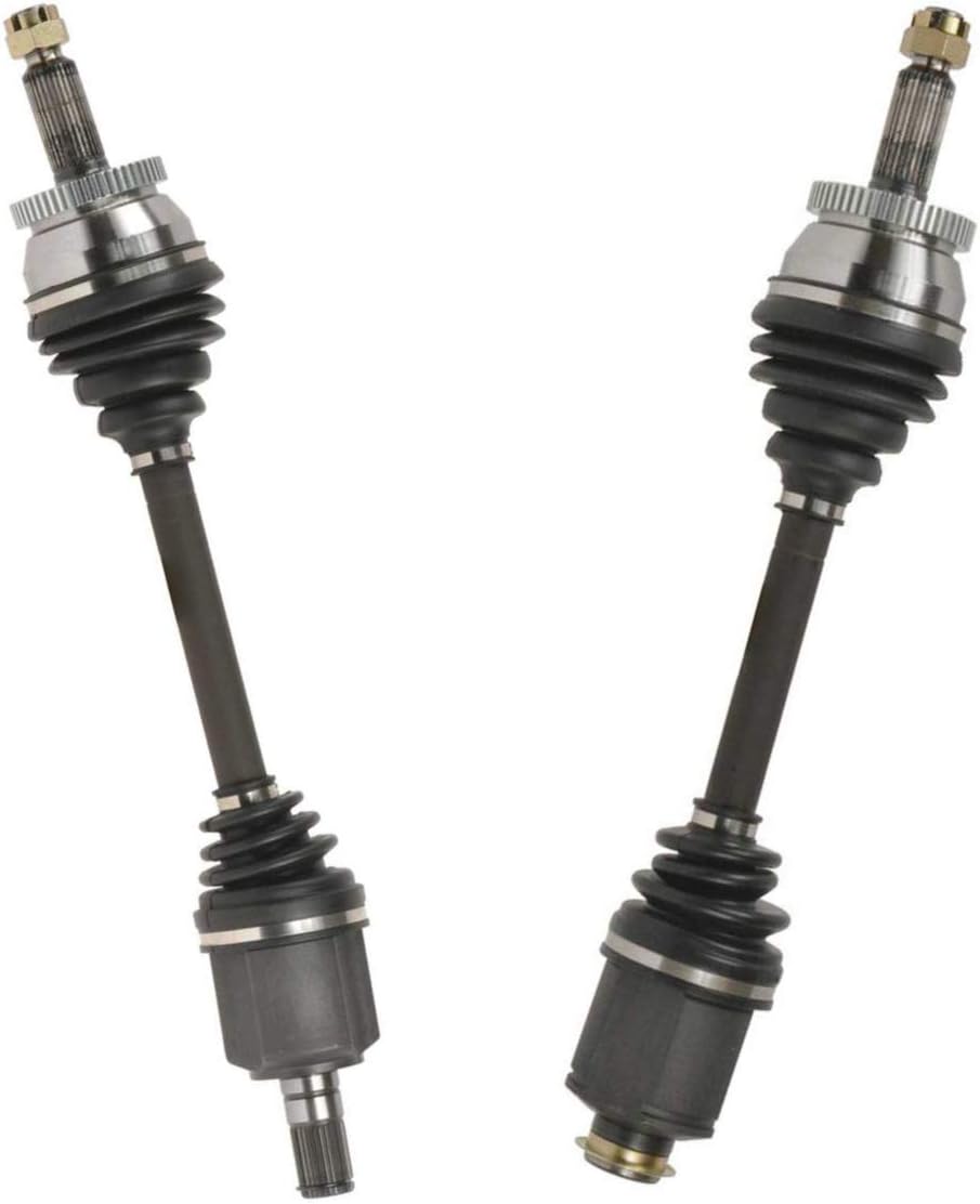 AutoShack Front CV Axle Shaft Left & Right + Wheel Hub Bearing Assemblies Without ABS Replacement for 2011-2013 Kia Sorento 2010-2012 Hyundai Santa Fe 4-PC Kit