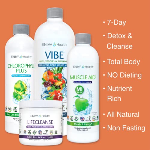Eniva 7-Day Detox Cleanse Health Plan Detox and Total Body NO Dieting Kit for Belly Fat, Liver, Colon | All Natural, Non Fasting, Complete Body Kit Health - Image 7