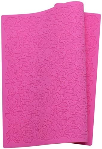 Miniatura 8 de Molde de encaje para tartas de encaje, de silicona suave, plegable, para tartas de encaje, para chocolate, dulces, manualidades, fondant, cupcakes