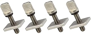 Paddle Board Fin Surfboard Screws Paddleboard Accessory Convenient Surfing Screws Compact Longboard Screws Professional Longboard Screws Longboard Supplies Surfing Parts 4pcs