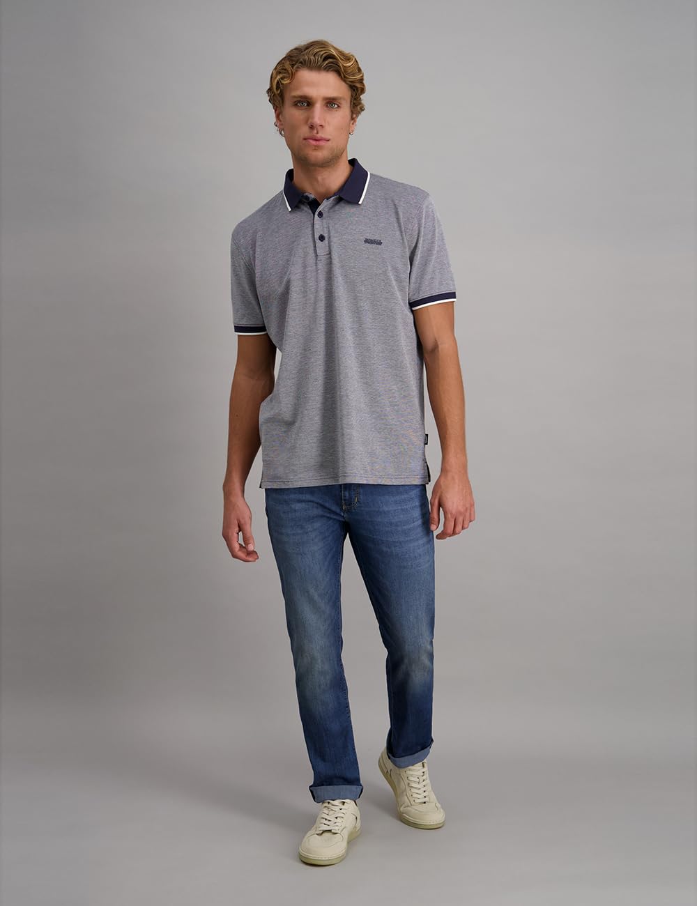 PIONEER AUTHENTIC JEANS Męskie spodnie materiałowe ERIC, spodnie męskie, prosty krój