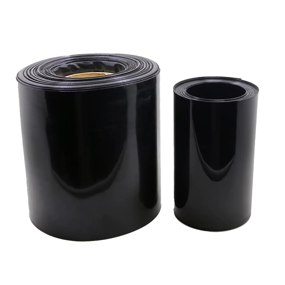 Czarna rurka termokurczliwa PVC 1 kg do akumulatora - koszulka termokurczliwa, szerokość 80-500 mm, 1 rolka(Width 250mm)