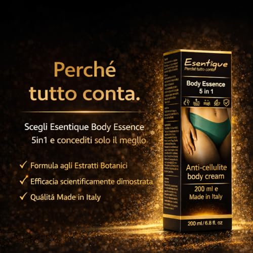 Crème anti-cellulite lissante à l'acide hyaluronique Esentique 200 ml