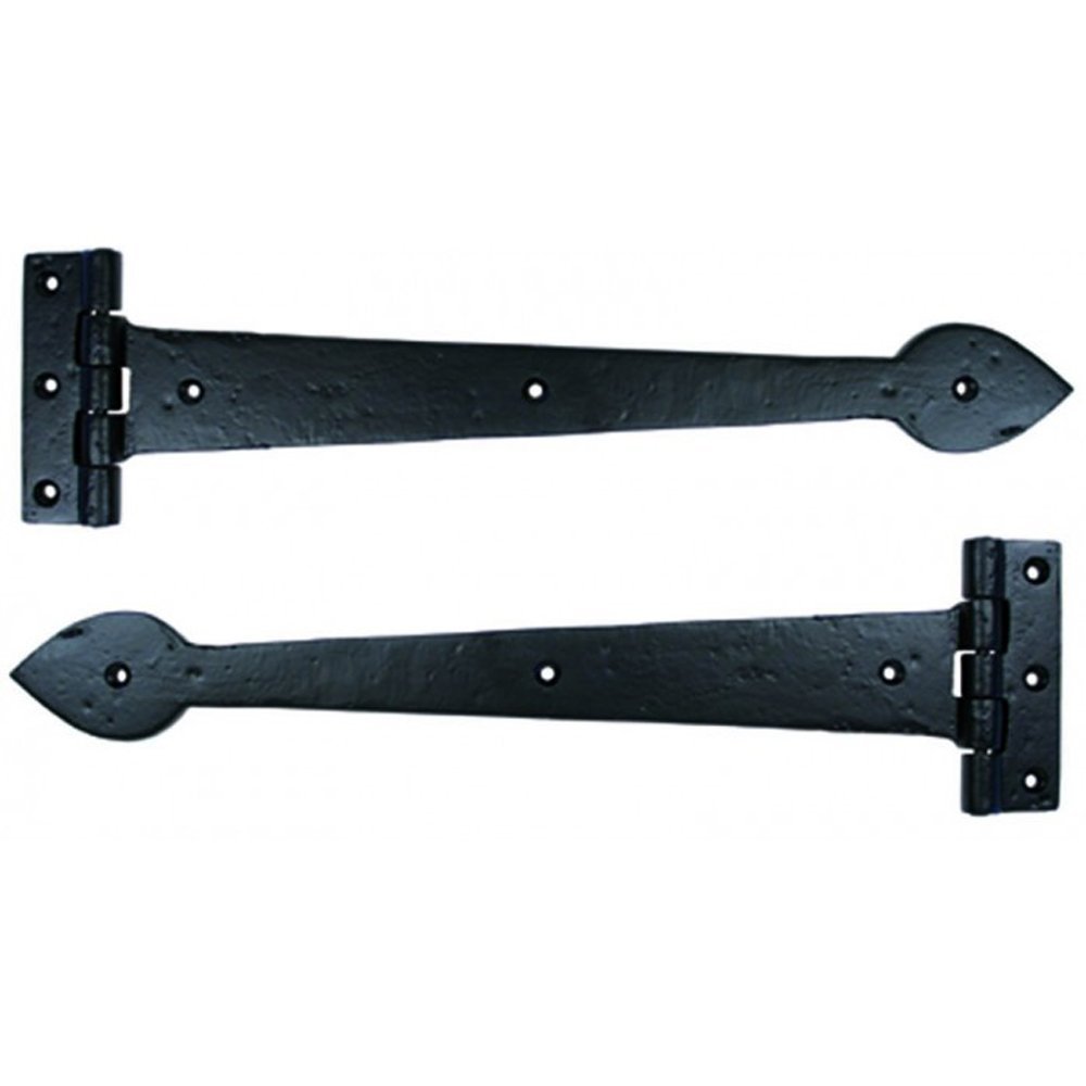 From The Anvil T Hinge - Iron/Wood - Black