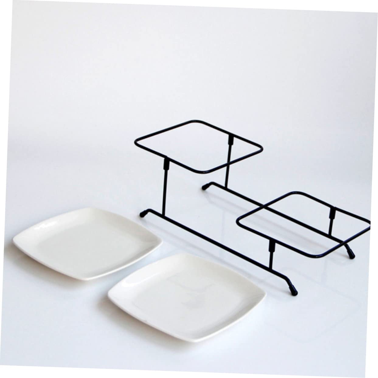 MAGICLULU 1set Vassoio Multiuso Strati Per Snack e Dolci Elegante Portafrutta Ceramica e Supporto Per Aperitivi e Dessert Per Feste e Occasioni Speciali