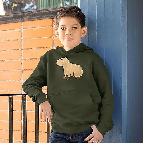 Cute Capybara Kids' Hoodie - Kid Birthday Present - Capybara Apparel2