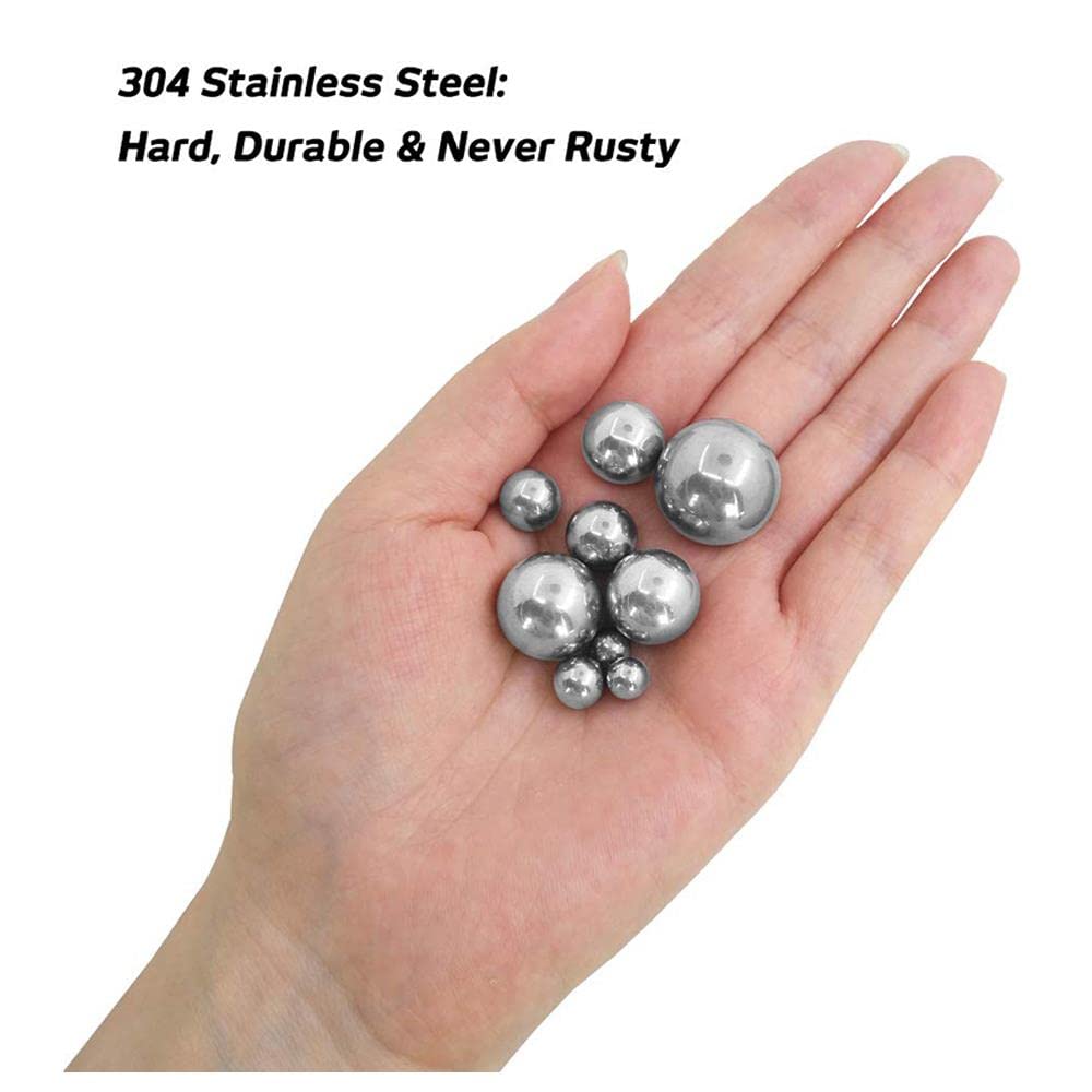 Sfere Acciaio Inox 304 - 4mm G100, 50 Pezzi | Per Cuscinetti E Applicazioni Industriali - Foto 2