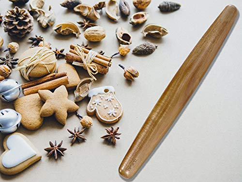 Befano 18 Inch Fondant French Rolling Pin Large Acacia Wood Rolling Pin Kitchen Dough Roller for Baking Pizza Cookie Dumpling Ravioli - Thumbnail 7