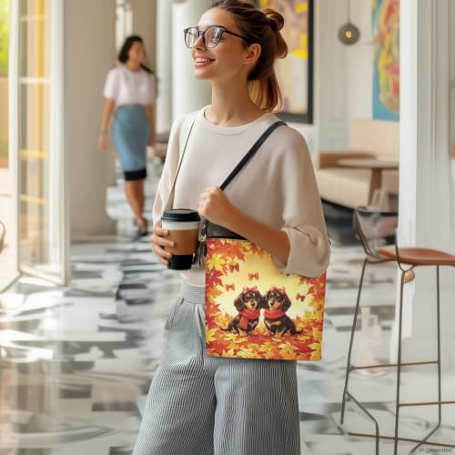Image of HUGS IDEA Boho Bags for Women Leather Handbag Shoulder Bucket Crossbody Purse