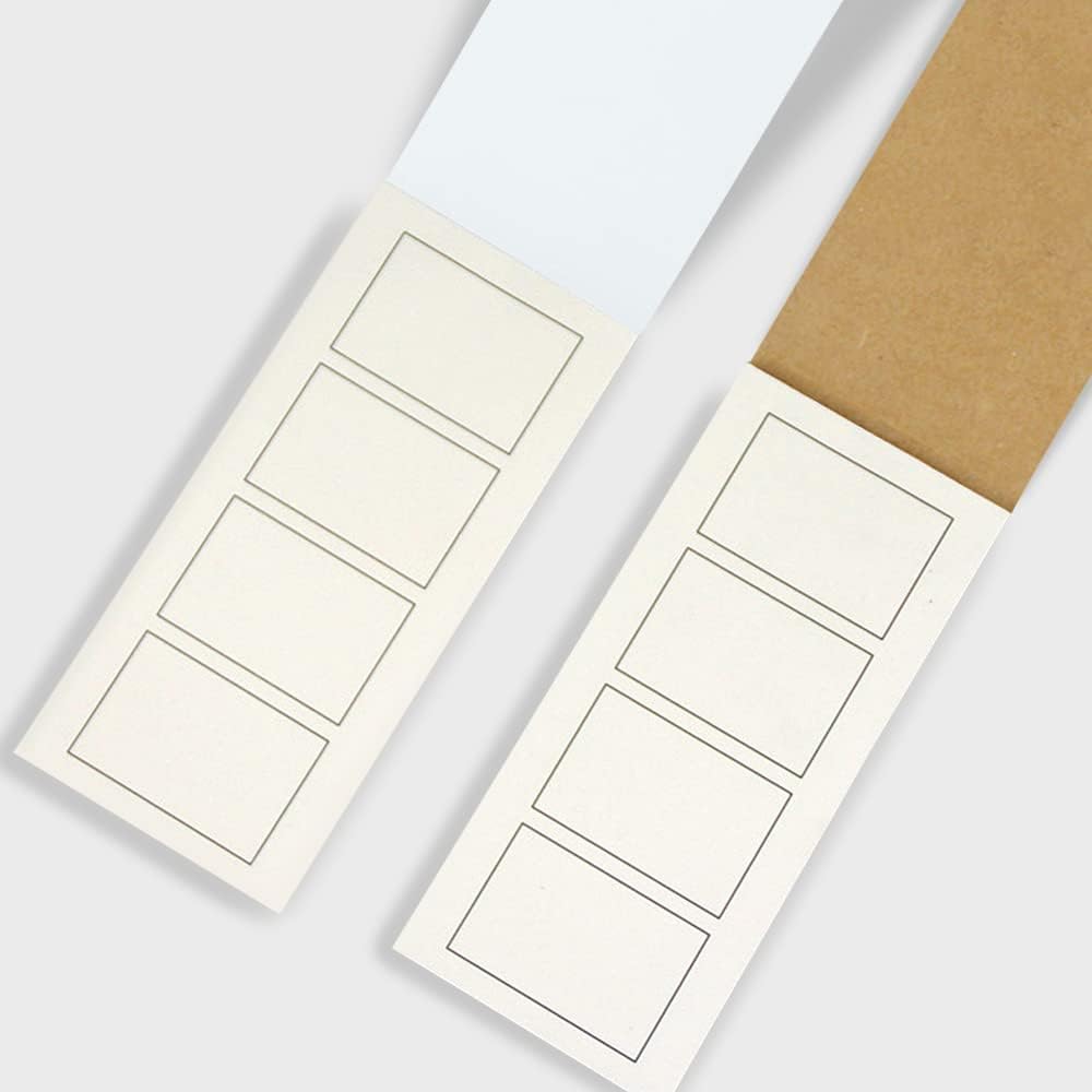 Mini Pocket Storyboard Blank Comic Book Draw Your Own Comics 7.2"x3.2" 40 Pages (2 packs) Four-Grid Story Board Frames Movie Comic Books Manga Professional Comics Comic Book Paper White Kraft