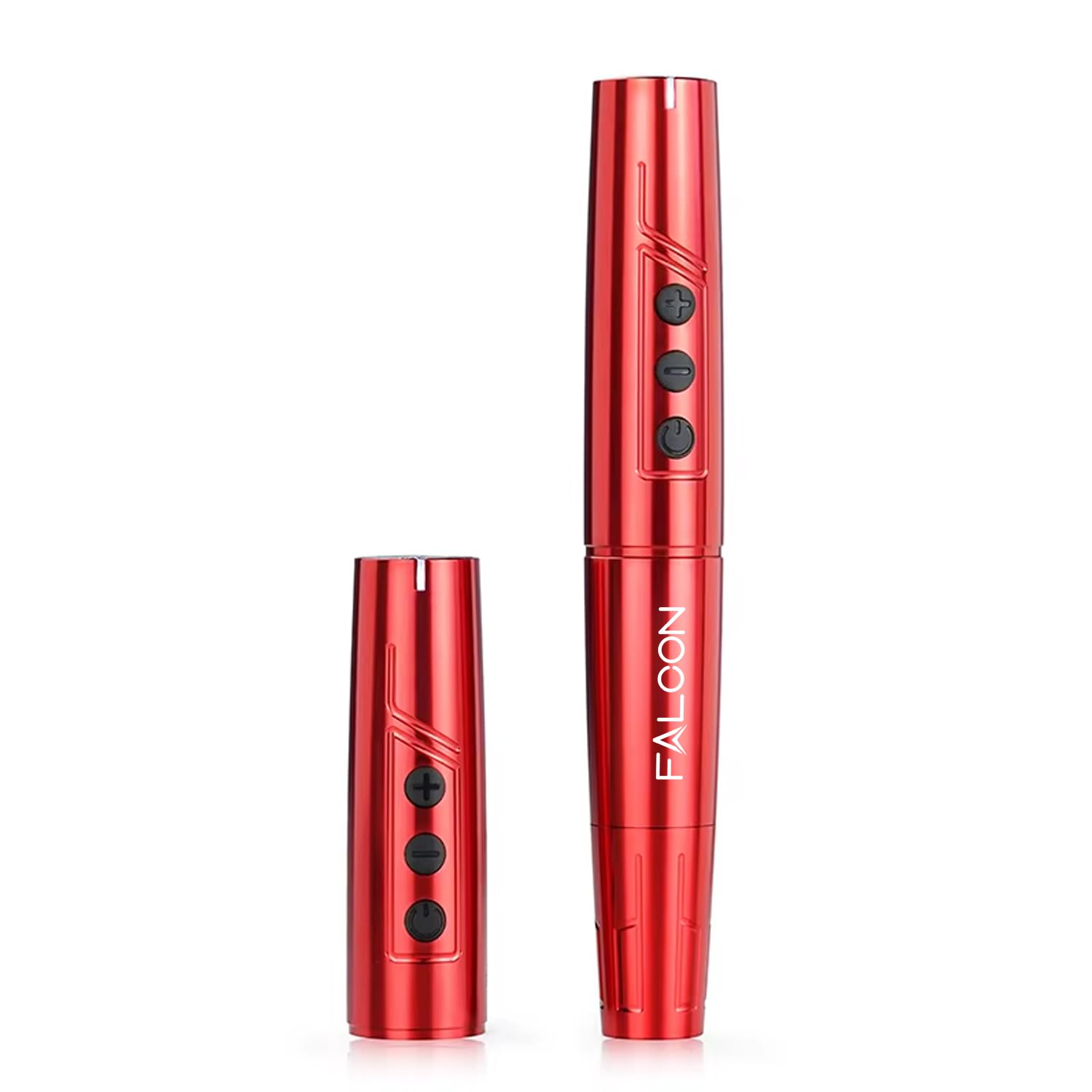 Tattoo Gizmo Falcon Wireless PMU Tattoo Machine with 2 Batteries OLED Display 10W Coreless Motor for Tattoo, Shading, Lining, Eyeliner, Eyebrow, Lips (Red)-image-40