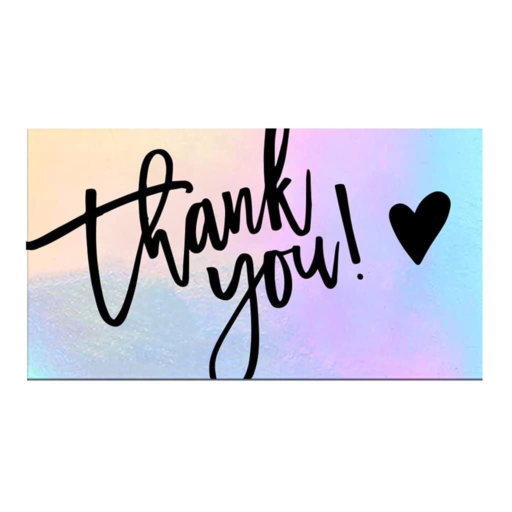 HGENAHGTF 50pcs Thank You for Your Order Business Cards Shopping Thanks Greeting Cards Appreciation Card