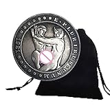 I Love You Art Memory Romantic Sketch Couple Coin Fun Lucky Gift Coin Challenge Lover Coin Morgan Pocket Novelty Coin +Gift Bag (1)