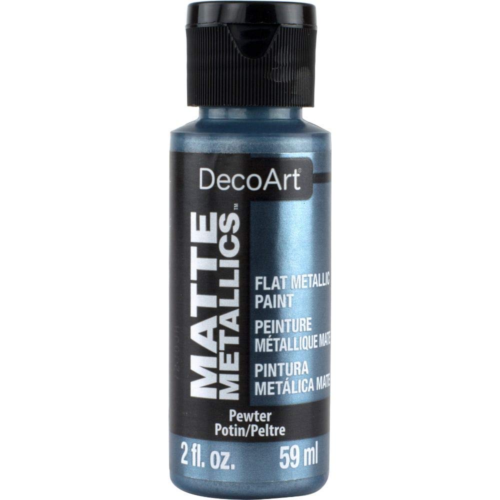 Decoart Pewter Deco Art Americana Acrylic Matte Metallics 2Oz