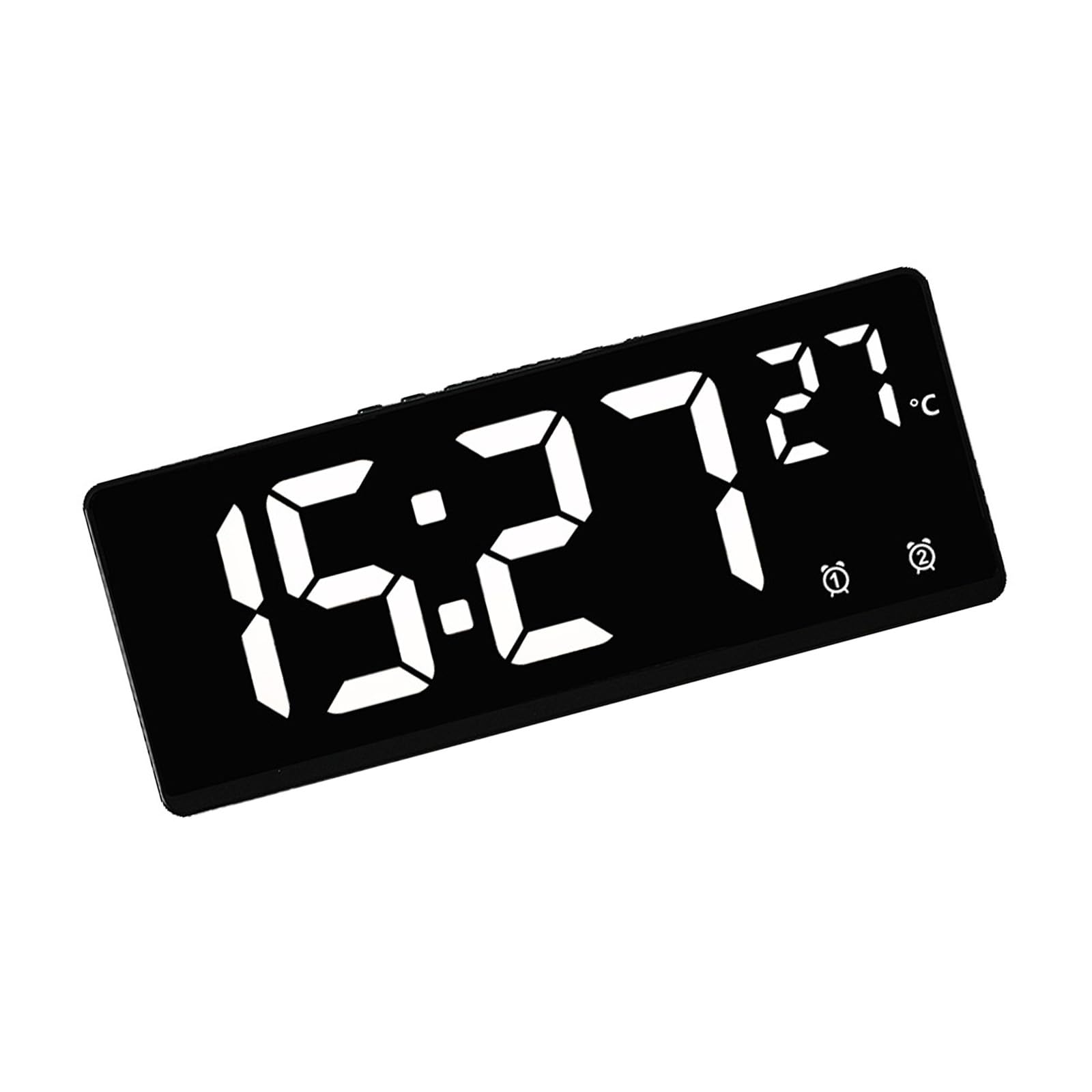 YROHGKPN Innovative Alarm Clock with Multiple Functions Including Temperature and Calendar for Home or Temperature Display Clock
