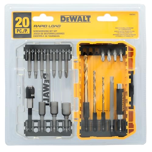 DEWALT Screwdriver Bit Set, Rapid Load, Tin, 20-Piece (DW2503) - Image 5