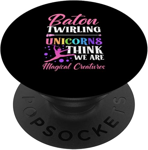 Baton Twirling. Majorette Baton Twirler PopSockets Standard PopGrip