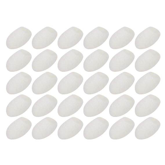 30pcs Silk Ball Facial Cleanser Balls, Skin Care Scrub Face Massage Silkworm for Blackhead Removal, Shrink Pores Face Skin Cares Exfoliate