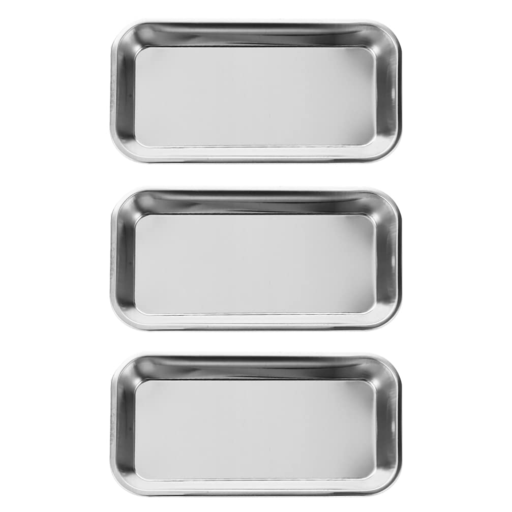 Buy Balacoo 3Pcs Dental Procedure Tray Stainless Steel Medical Surgical