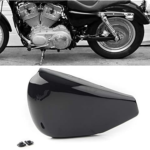 GZYF Tapa lateral de baterías para Sportster 883 1200 XL883 04-13 Cover