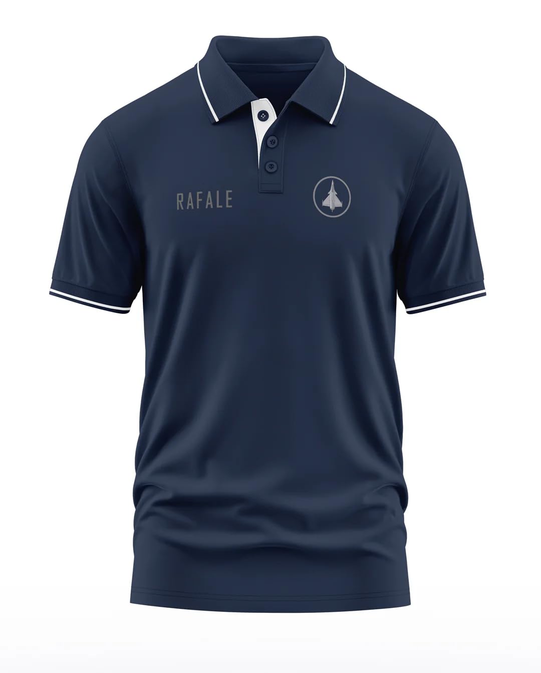 warriorworld Polo T-Shirt for Men | 270 GSM Pure Cotton Fabric | Stylish Collar Casual Half Sleeve Tshirt for Aviation Enthusiasts | Breathable & Comfortable Fit-picture-21